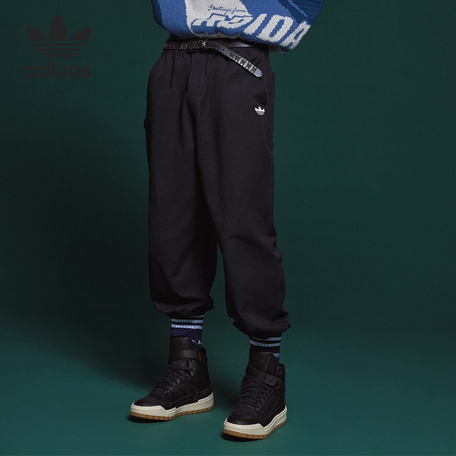 Adidas/阿迪达斯官方正品当季新款男女款工装风运动长裤IU0080,运动服/休闲服装,运动长裤,淘宝优惠券,粉丝福利购,淘宝优惠卷