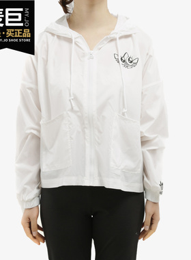 Adidas/阿迪达斯正品三叶草 Graphic WindBr 女子运动外套GK4980