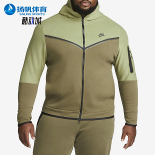 复古夹克外套CU4489 Nike 拉链连帽休闲经典 春秋男士 334 耐克正品