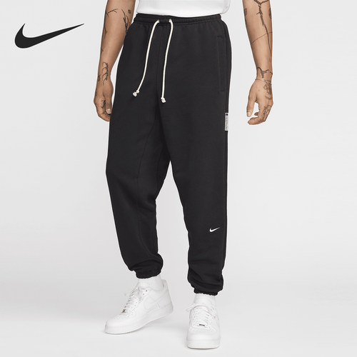 Nike/耐克正品2025秋季款男士针织运动束脚篮球长裤FZ0224-010