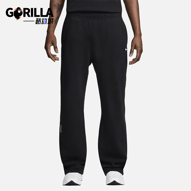 耐克男士运动宽松加绒长裤
