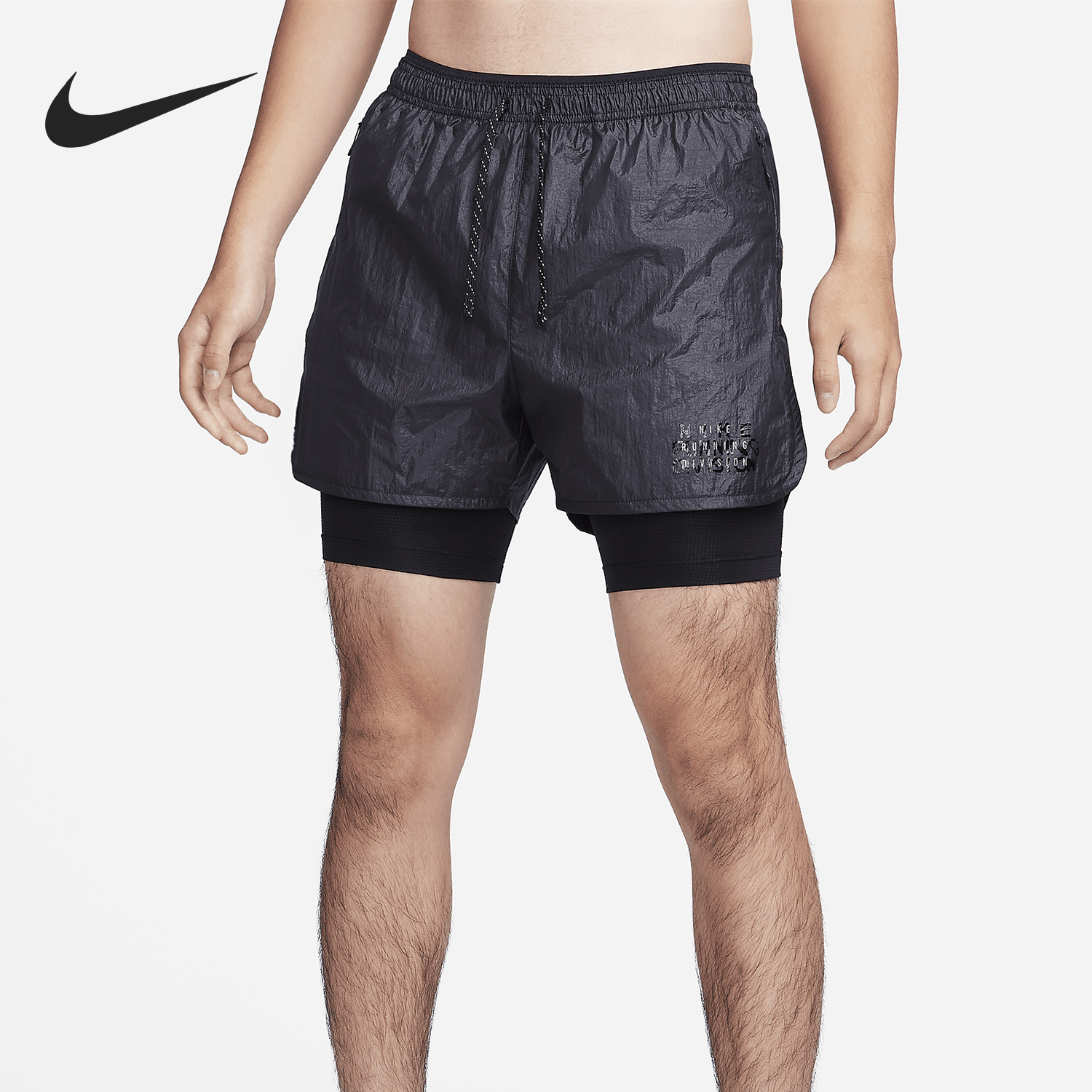 Nike/耐克正品2025秋季款男士运动梭织跑步短裤FB8545-010