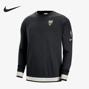 Nike/耐克正品密尔沃基雄鹿队男子运动套头卫衣DR2285-010
