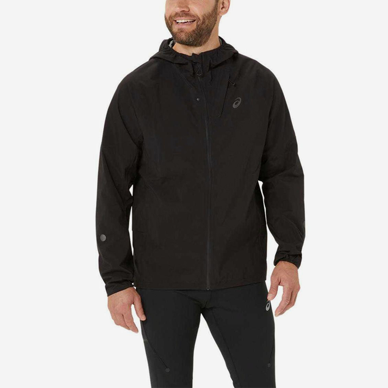 Asics/亚瑟士正品2025新款男子户外休闲连帽夹克外套2011D121-001