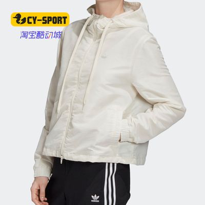 阿迪达斯女子运动风衣外套