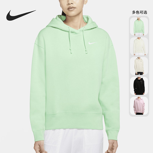 休闲耐克耐克休闲运动加绒连帽衫