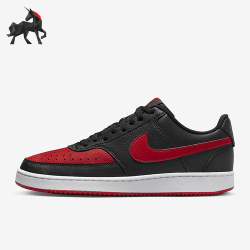 Nike/耐克正品Court Vision 男士运动低帮复古系带板鞋FJ0685-010