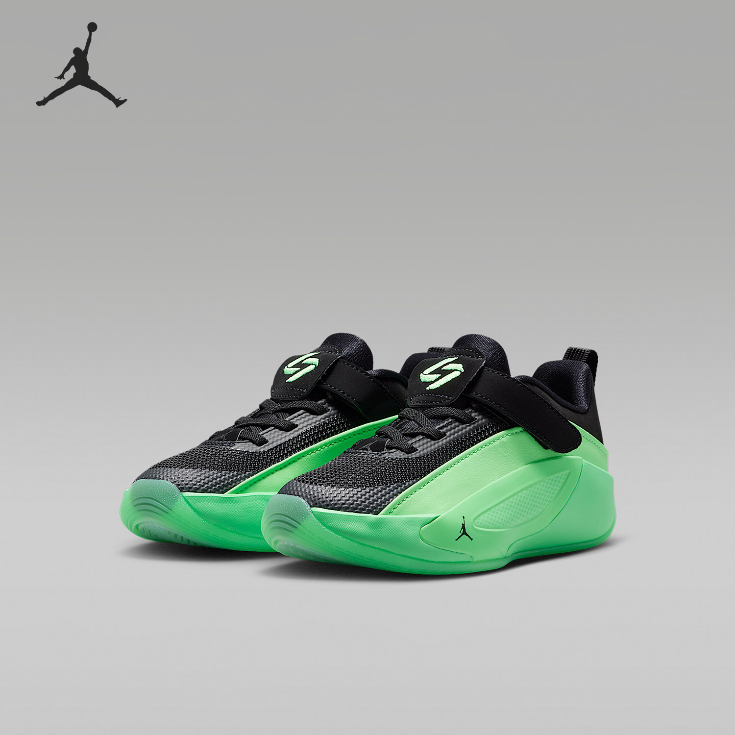 Nike/耐克正品JORDAN小童休闲低帮魔术贴耐磨篮球鞋IM5164-302