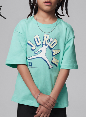 Nike/耐克正品Jordan新款小童休闲运动透气短袖T恤FV2530-323