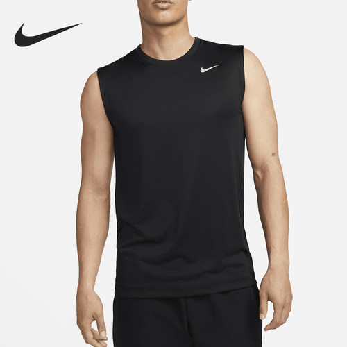 Nike/耐克正品DRI-FIT男士无袖背心训练透气运动T恤DX0992-010