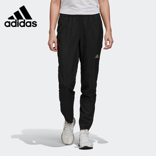 女子拉链口袋反光跑步运动长裤 FT0479 阿迪达斯正品 Adidas