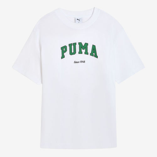 PUMA彪马正品男款VARSITY简约舒适套头日常穿着短袖T恤634353-02