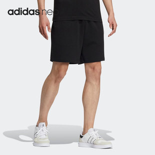 运动休闲宽松短裤 neo男女情侣款 HN1821 阿迪达斯正品 Adidas