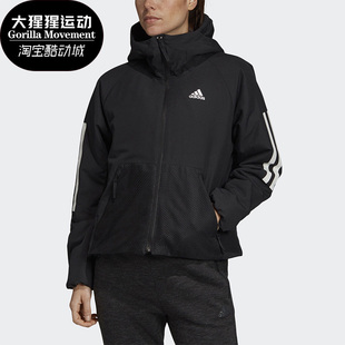 Adidas 休闲女子保暖时尚 运动潮流棉衣 DZ1518 阿迪达斯正品