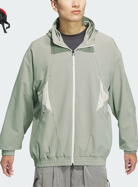 Adidas/阿迪达斯正品新款男士梭织立领运动休闲外套JL9936