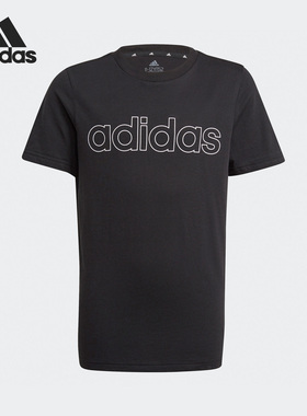 Adidas/阿迪达斯正品当季新款大童休闲运动短袖T恤GN4006
