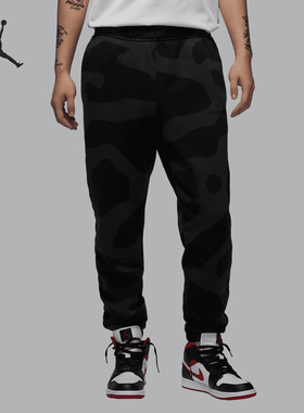 Nike/耐克正品JORDAN男士时尚系带针织透气长裤HF0044-045