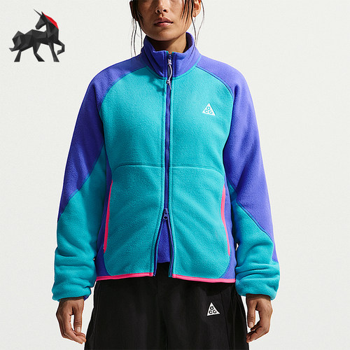 Nike/耐克正品2026春季款男士日常立领拼接摇粒绒外套IF0965-345