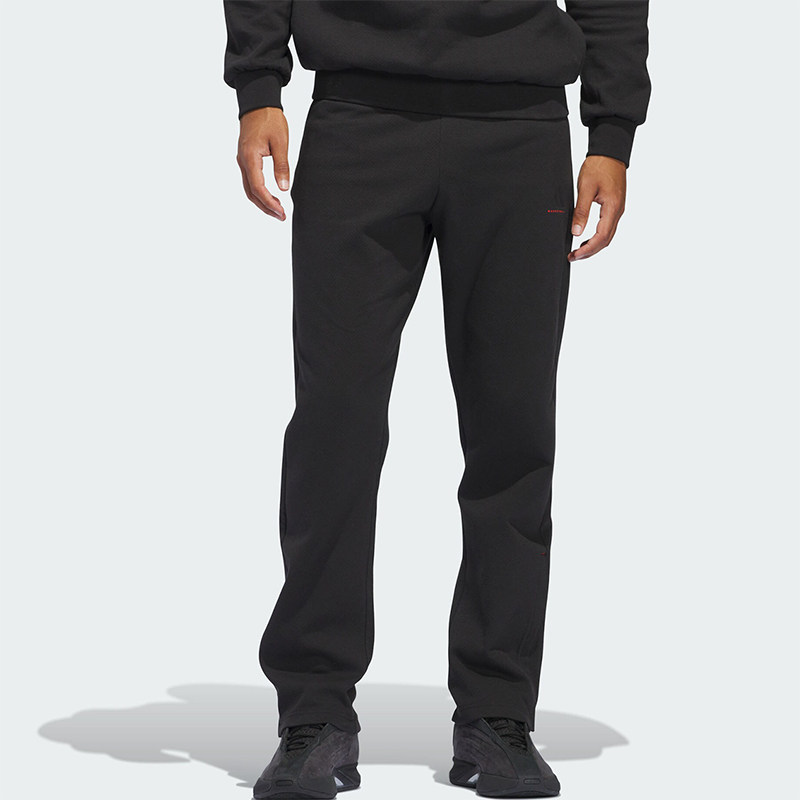 Adidas/阿迪达斯正品新款男女款系带针织篮球运动长裤IW5656