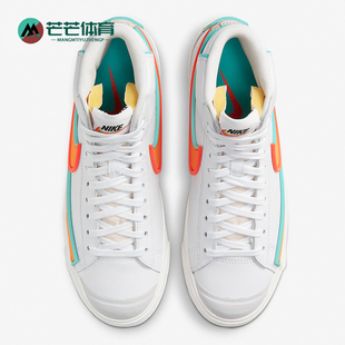 耐克正品 DC1746 BLAZER 高帮运动休闲板鞋 100 MID77女士经典 Nike