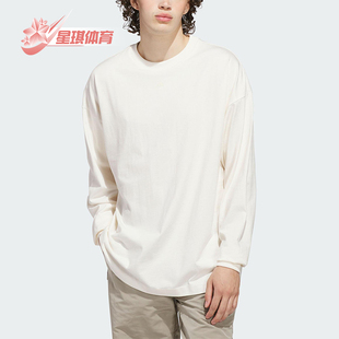 Adidas/阿迪达斯正品2025秋季款男女训练宽松套头运动长袖JX5579