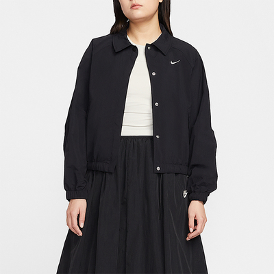 Nike/耐克正品Sportswear女士训练翻领运动单排扣夹克IF0213-010