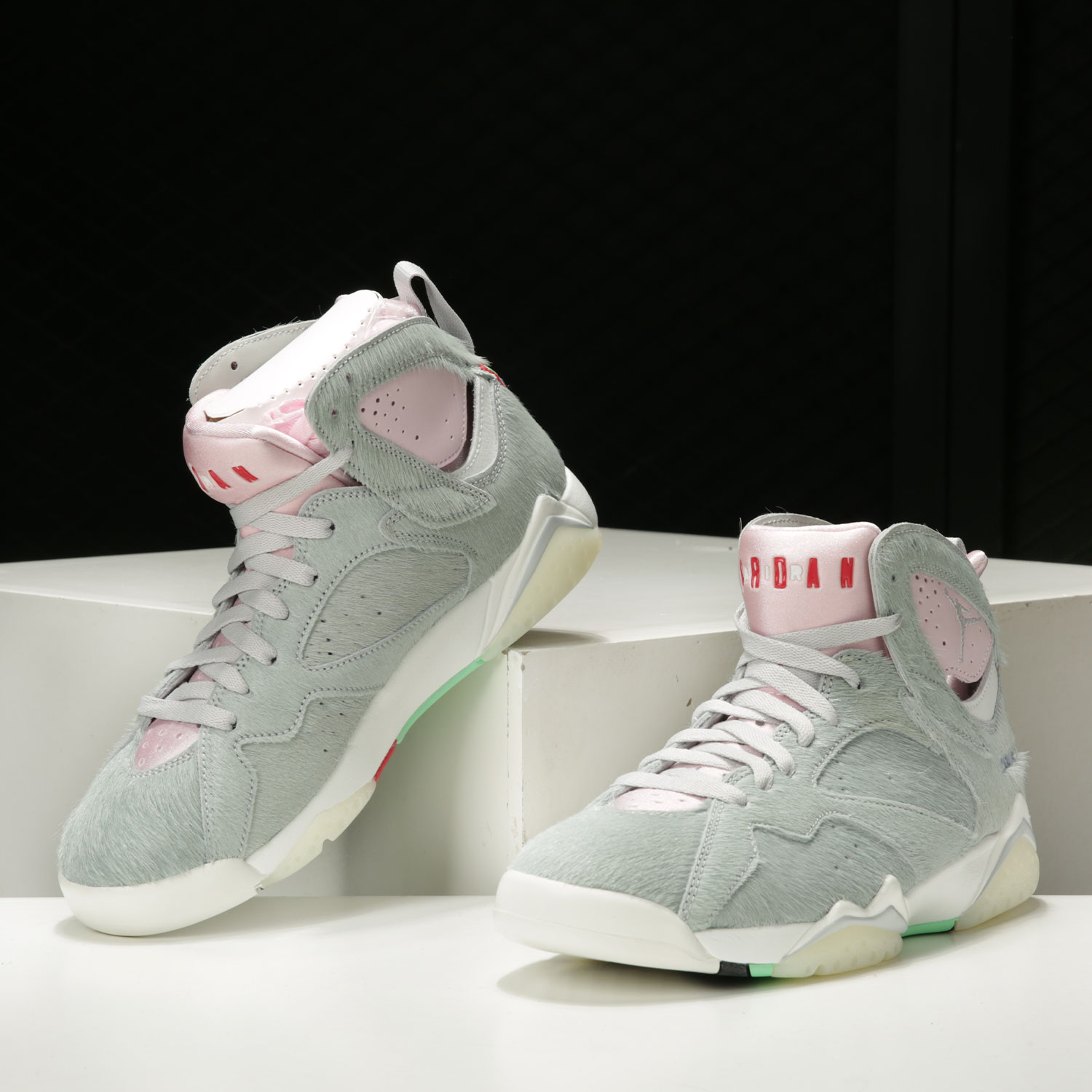 Nike/耐克正品Air Jordan 7 AJ7 兔八哥 绒毛灰粉 篮球鞋 CT8528
