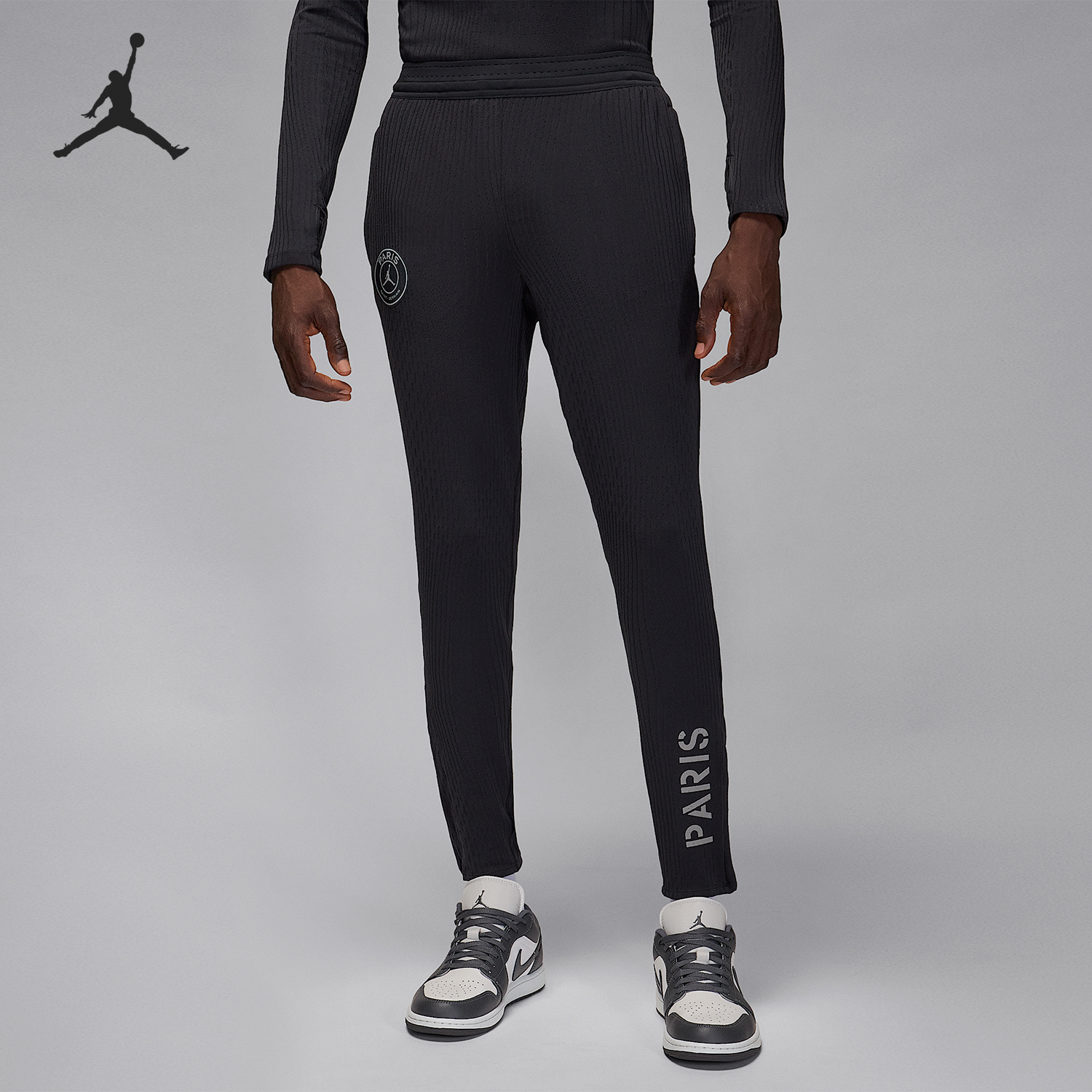 Nike/耐克正品JORDAN男士训练运动修身透气足球长裤IB3637-045