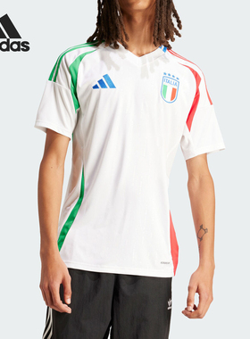 Adidas/阿迪达斯官方正品FIGC A JSY男士足球运动短袖球衣IN0656