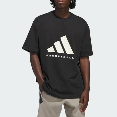 Adidas/阿迪达斯正品夏季女士透气休闲篮球运动短袖JY0199