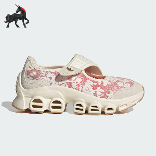 Adidas/阿迪达斯正品三叶草女士镂空时尚经典印花休闲鞋JS1327