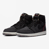 耐克正品 黑灰环保材料 Air Nike AJ1垃圾鞋 Jordan Zoom CW2414