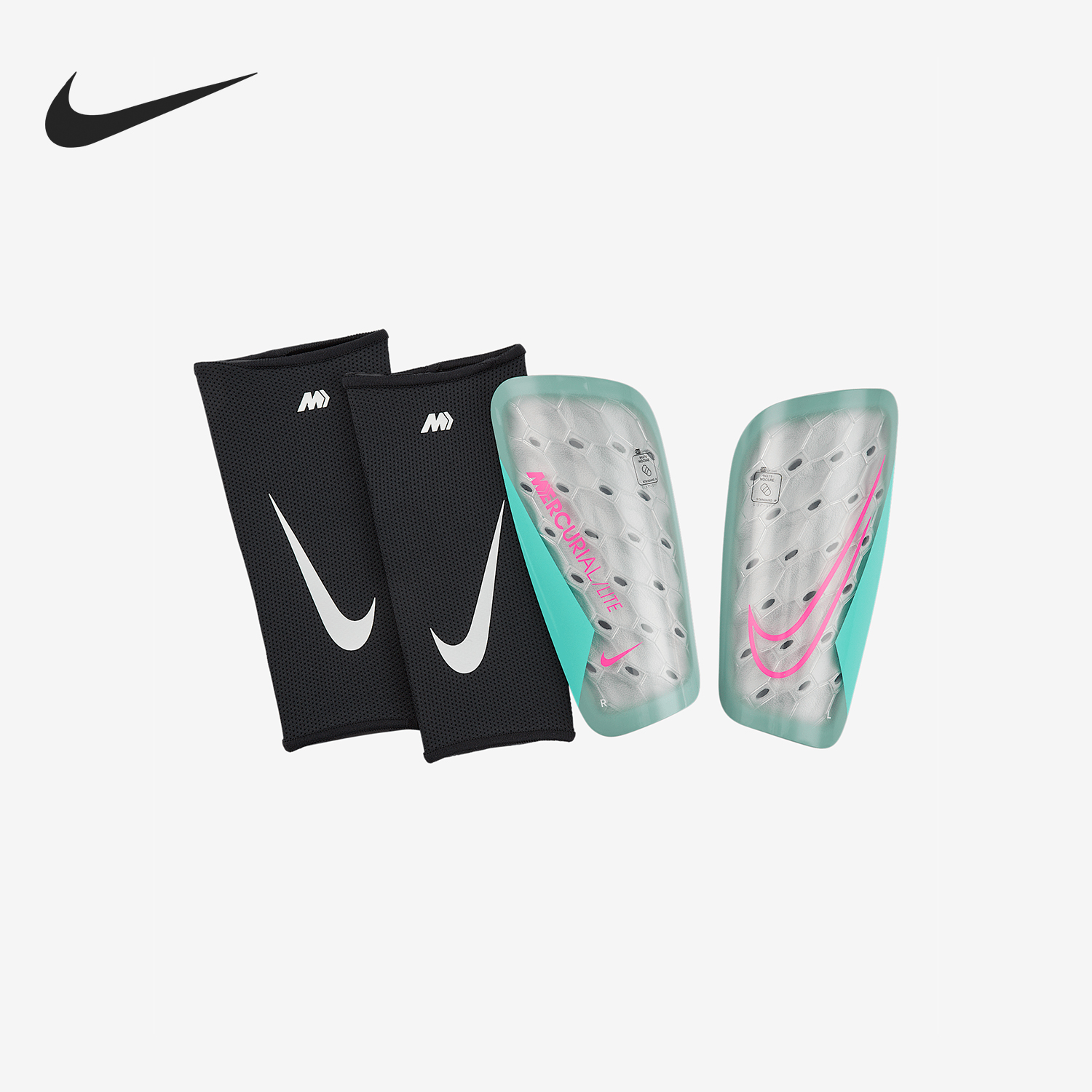 耐克男女足球比赛训练护腿板