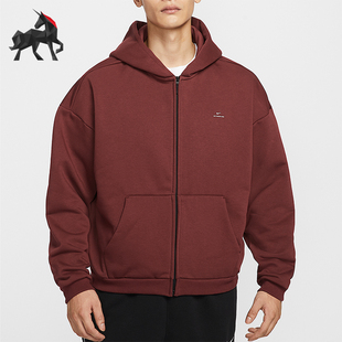 Nike/耐克正品Therma-FIT男士运动宽松连帽拉链外套IO3690-619