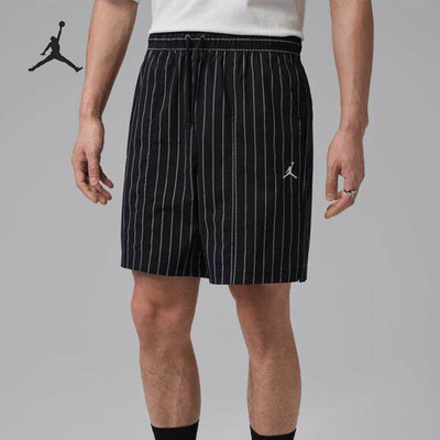 Nike/耐克正品JORDAN新款男黑白色条纹时尚经典短裤IR6303-010
