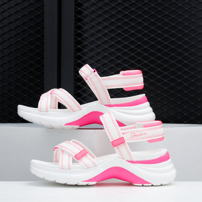 斯凯奇女子魔术贴运动凉鞋