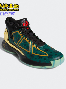Adidas/阿迪达斯正品D Rose 10男士中帮防滑运动时尚篮球鞋FW3656