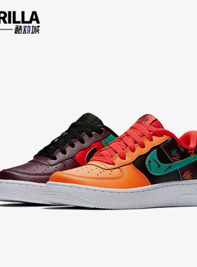 Nike/耐克正品Air Force 1 GS女子大童经典透气鸳鸯鞋AT3407-600