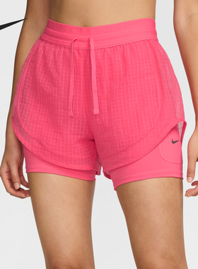 Nike/耐克正品时尚女士系带跑步二合一运动短裤FV6362-629