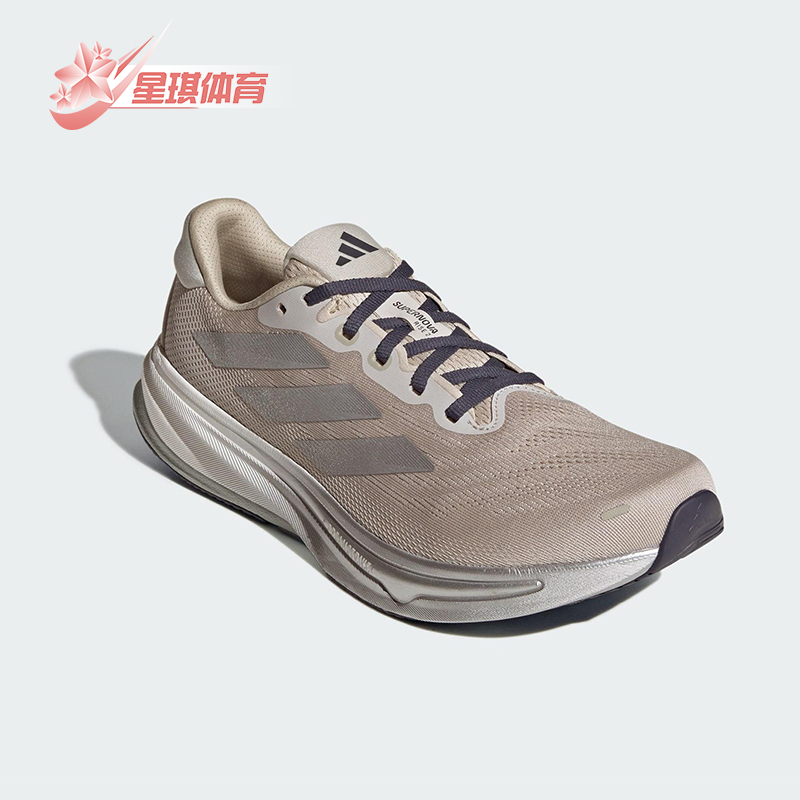 Adidas/阿迪达斯正品2025夏季款男士缓震织物网眼跑步鞋HQ7415
