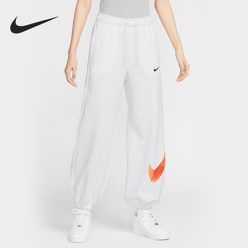 Nike/耐克正品Sportswear女士中腰针织透气经典长裤IF0394-100