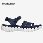 斯凯奇正品 夏季 新款 Skechers 休闲运动女子沙滩凉鞋 140079