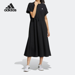 新款 Adidas 2022夏季 连衣裙HN7757 阿迪达斯官方正品 女子运动短袖