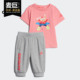 阿迪达斯正品 SET2舒适短袖 女婴童IN 套服CX3472 TEE Adidas
