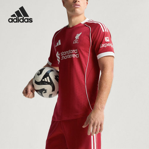Adidas/阿迪达斯正品利物浦男士球员版主场足球T恤球衣JY4237