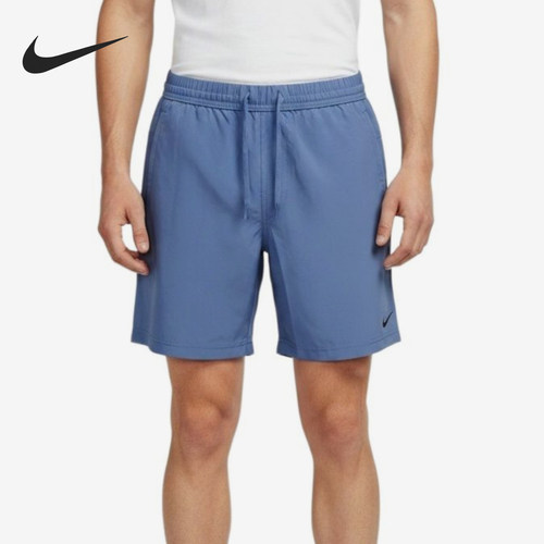 Nike/耐克正品男士经典运动LOGO图案系带休闲短裤DV9858-459
