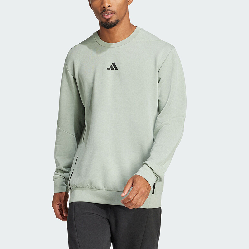 Adidas/阿迪达斯正品新款男士运动健身圆领卫衣套头卫衣JI8166