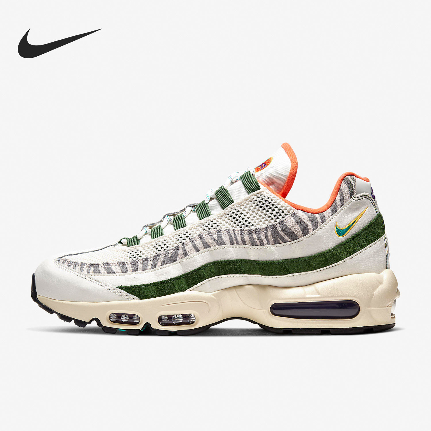 Nike/耐克正品 Air Max 95 男女气垫运动跑步鞋 CZ9723-100,运动鞋new,跑步鞋,淘宝优惠券,粉丝福利购,淘宝优惠卷