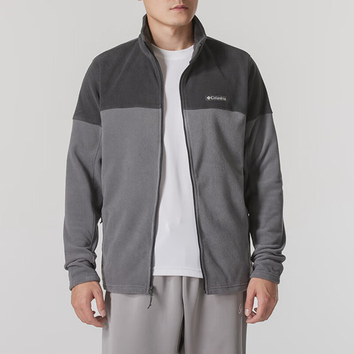 哥伦比亚男士摇粒绒保暖抓绒服