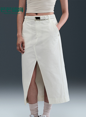 Nike/耐克正品CLLCTN TWILL女士透气斜纹休闲半身裙HQ8023-133